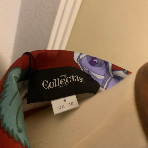 Collectif Floral Fitted Dress - Picture 14 of 14